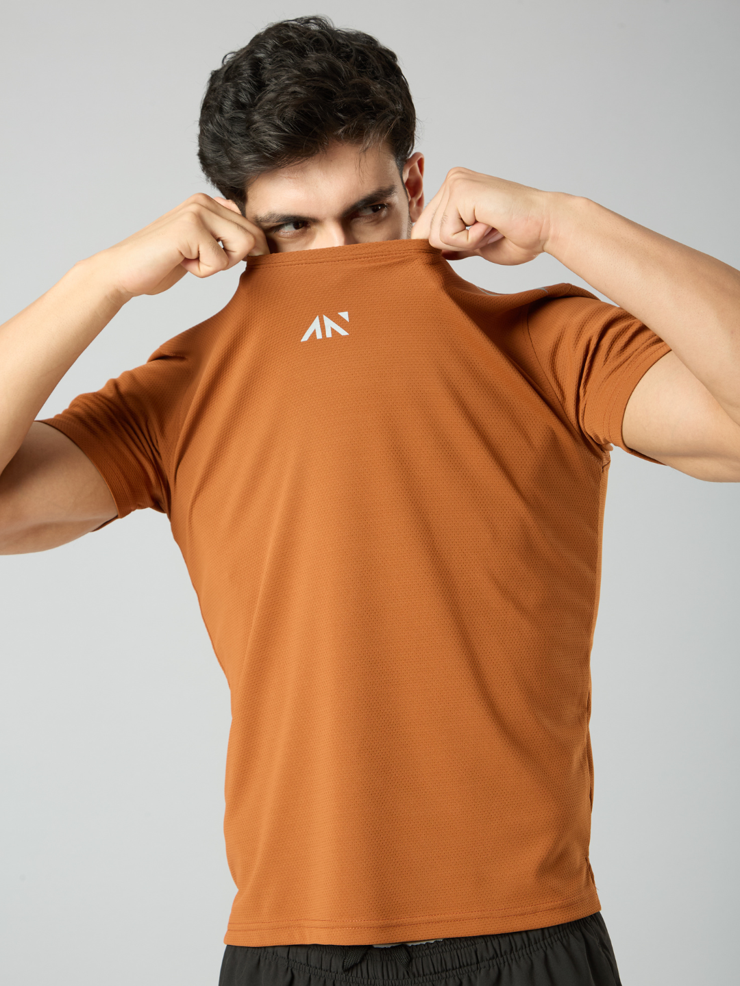 Quick Dry Running T-Shirt Rust