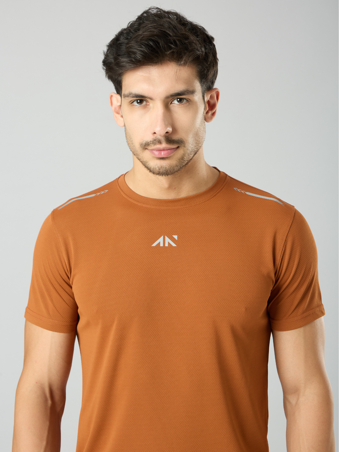 Quick Dry Running T-Shirt Rust