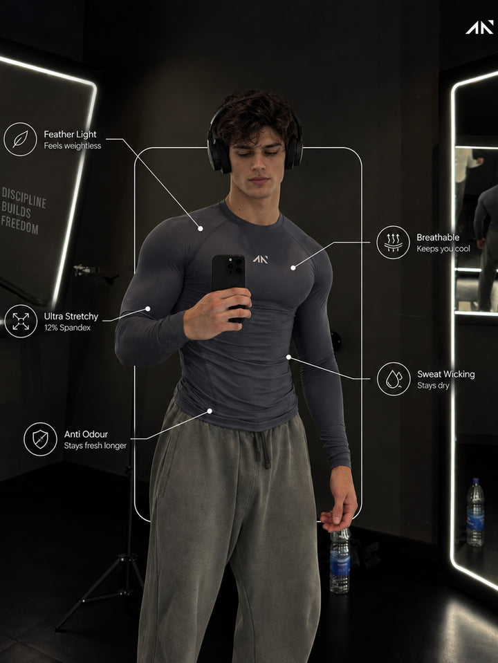 Critical Compression Tshirt Grey