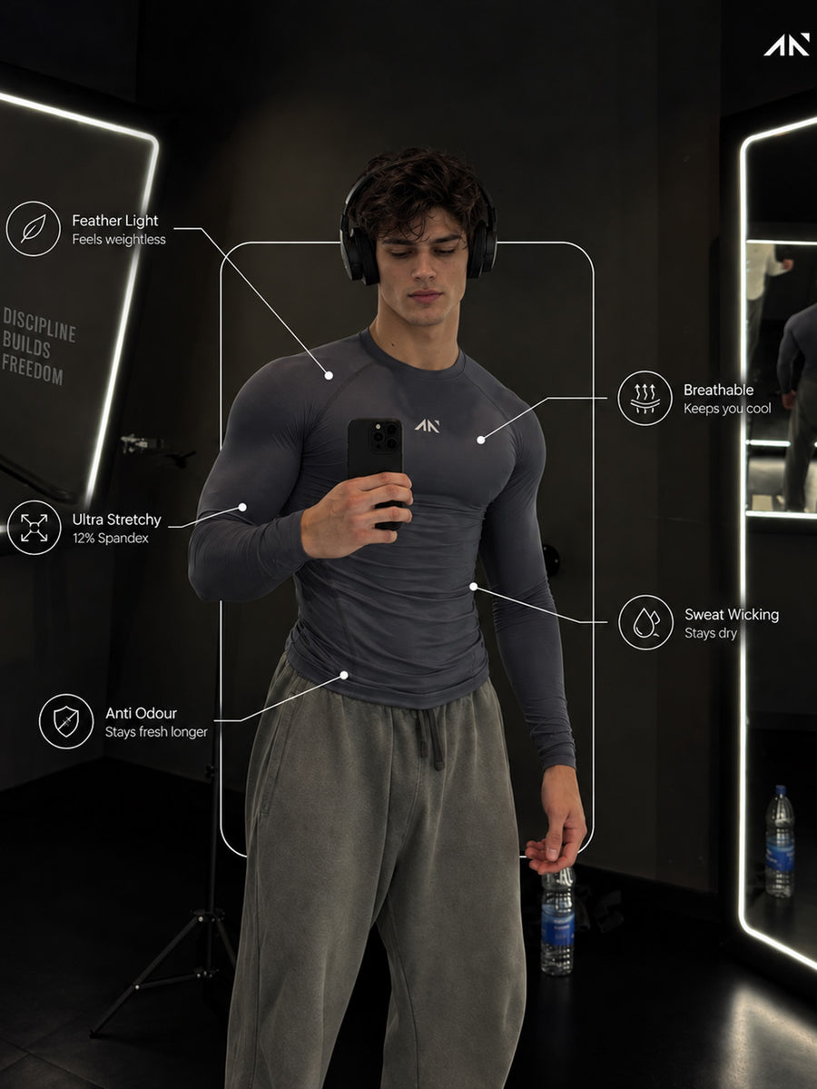 Critical Compression Tshirt Grey