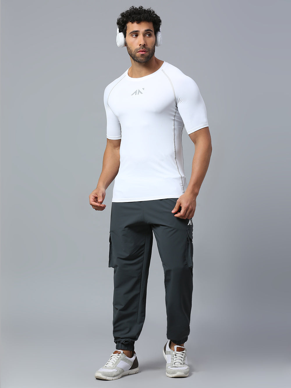 gym half sleeve tshirt compression men