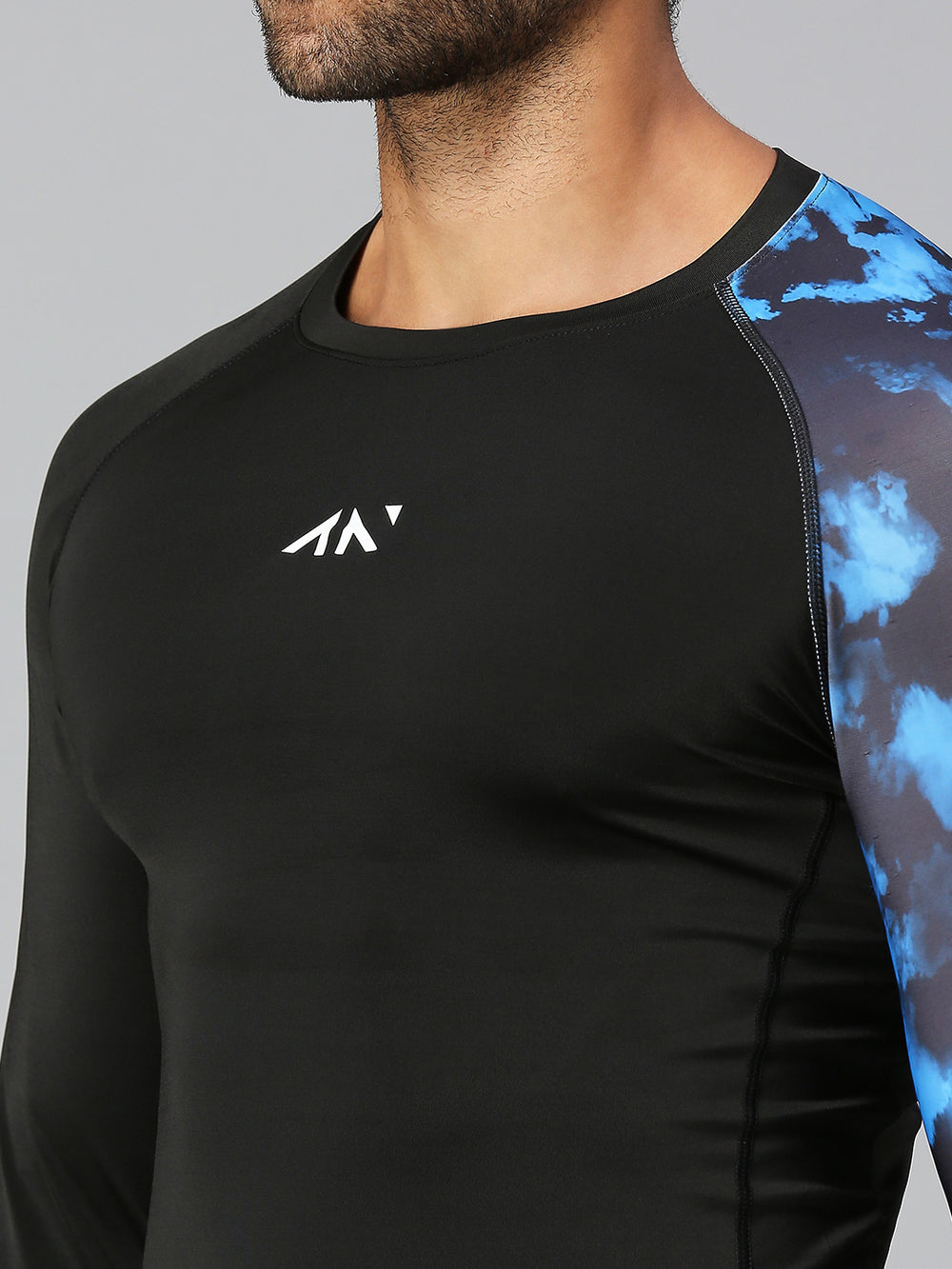 men's full sleeve compression training top
