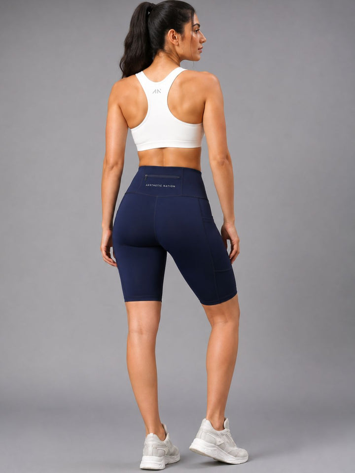 Elevate Biker Shorts Navy