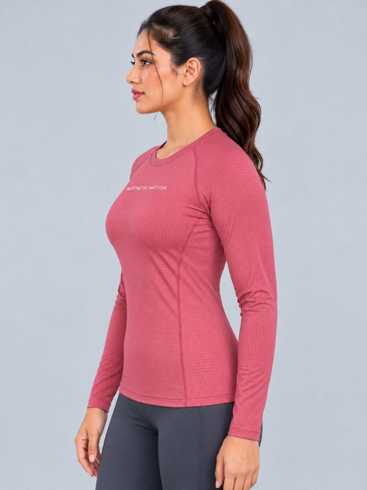 Form Training Fullsleeves Top Rose