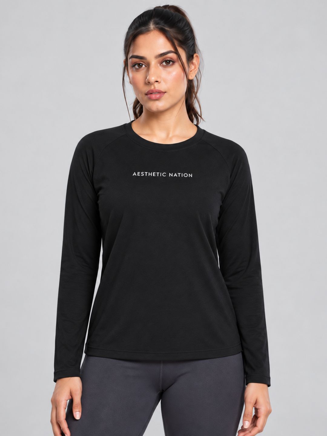 Form Training Fullsleeves Top Teal Black