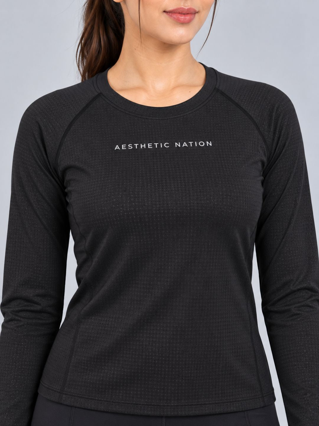 Form Training Fullsleeves Top Teal Black