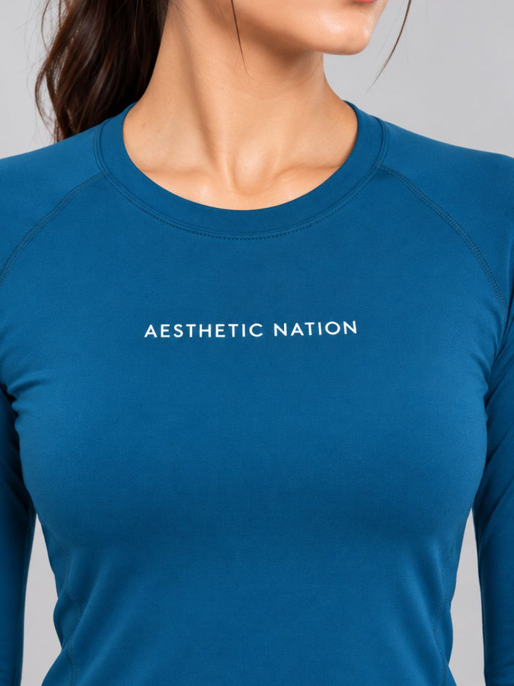 Form Training Fullsleeves Top Teal
