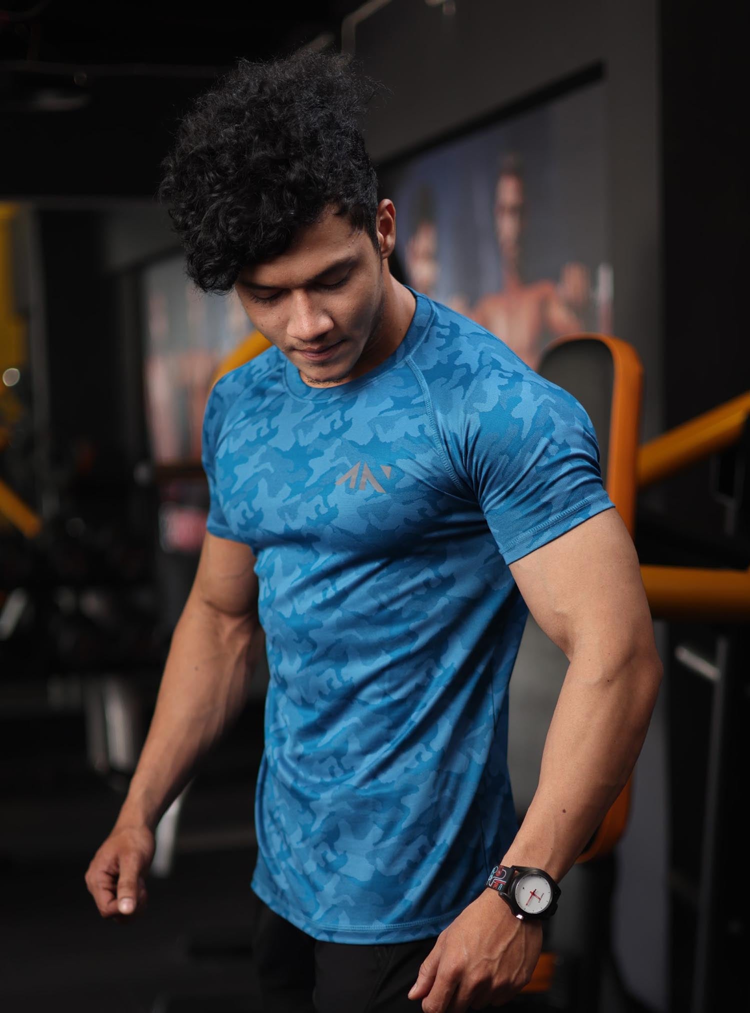 JACQUARD CAMO TSHIRT