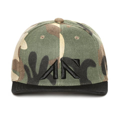 SNAPBACK CAP - ARMY BLACK Cap - AestheticNation