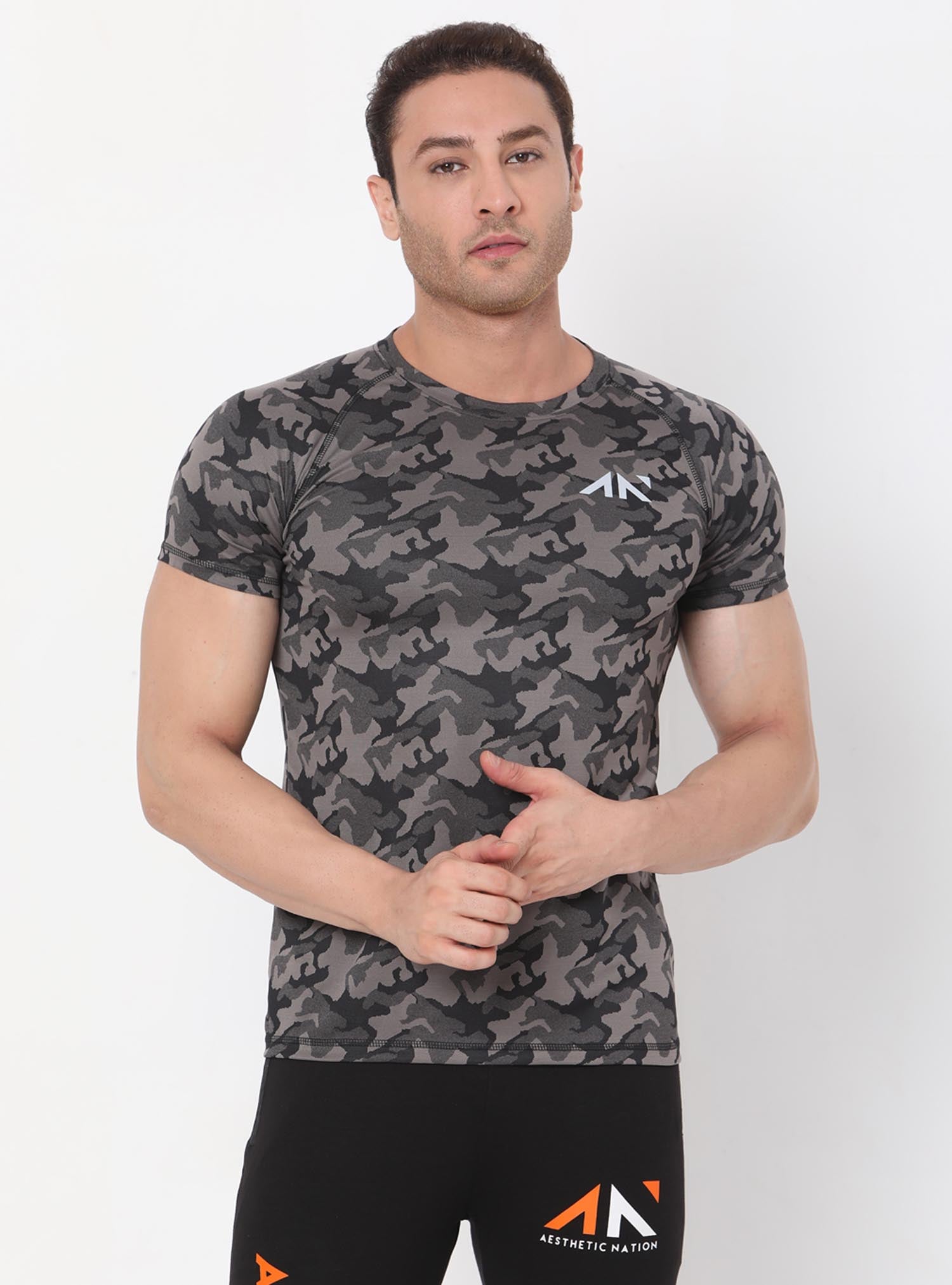 Jacquard Camo Tshirt