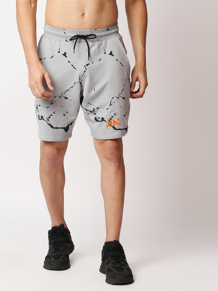 Marble Training Shorts Grey