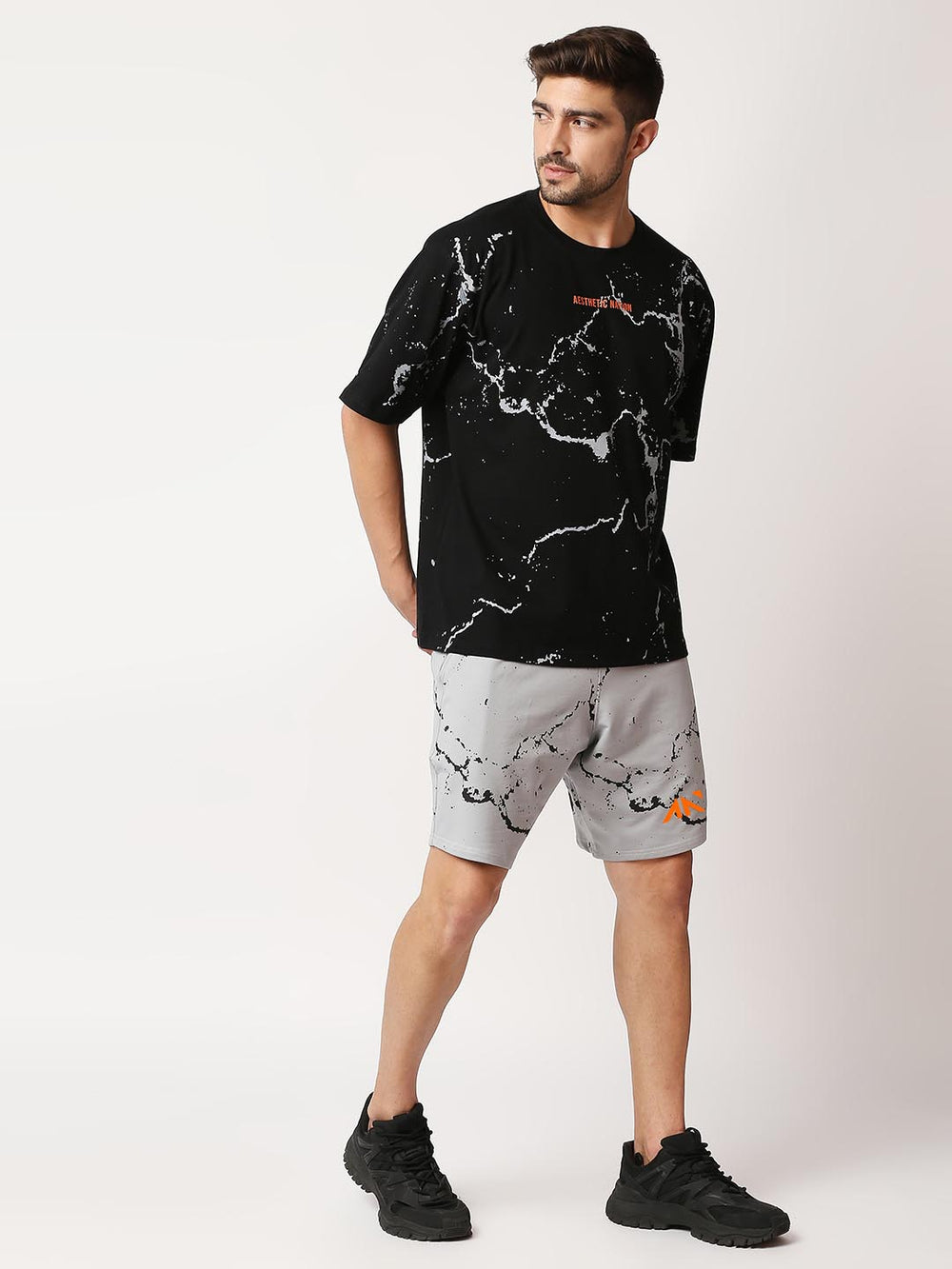 Mens Grey Shorts