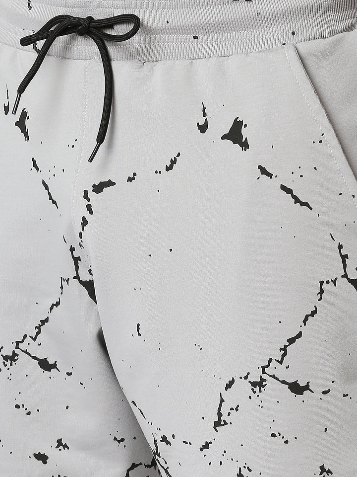 Marble Training Shorts Grey