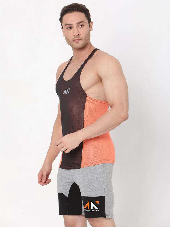 Quickdry Panel Stringer Singlets - AestheticNation