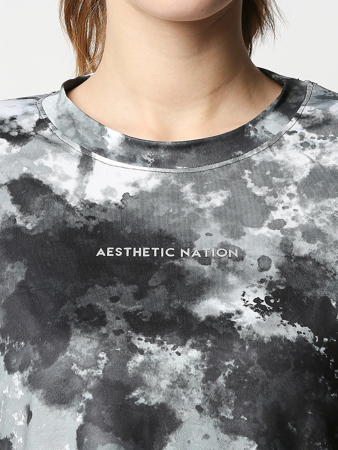 Tie Dye Contour Top Tops - AestheticNation