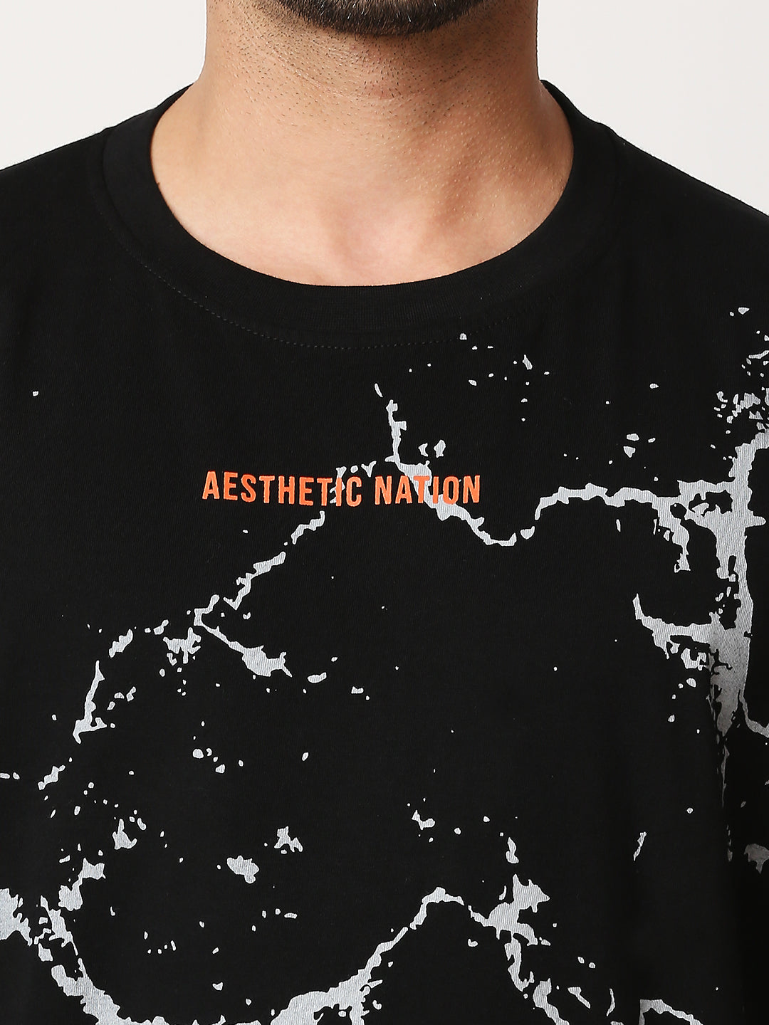 Off white black outlet marble t shirt