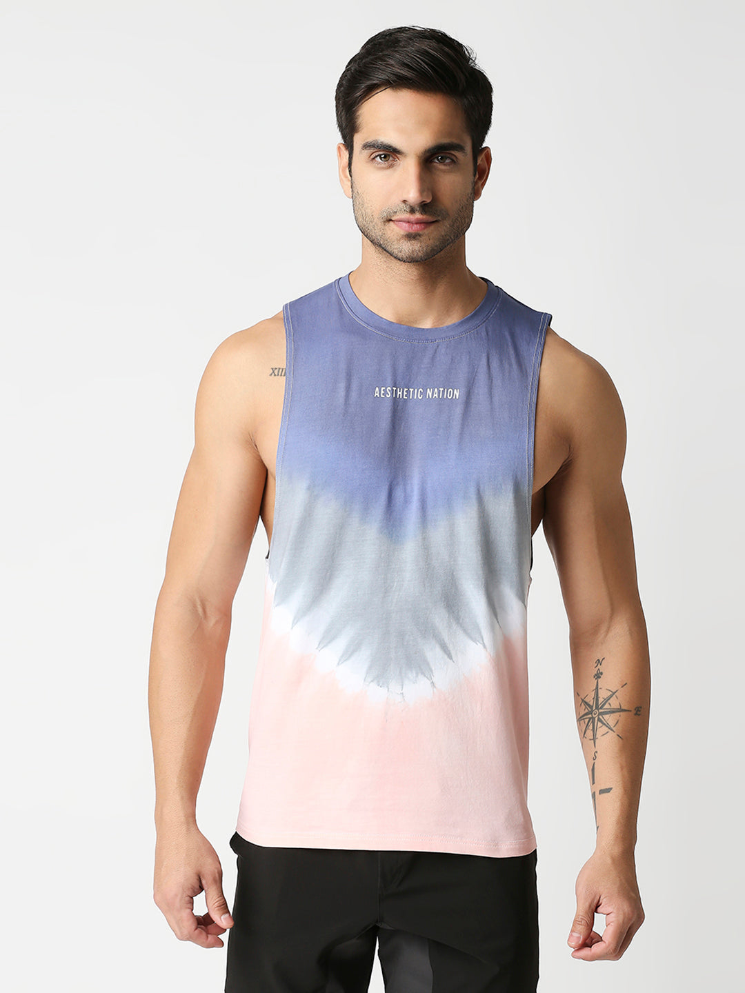 Dip Dye Gym Stringer For Men