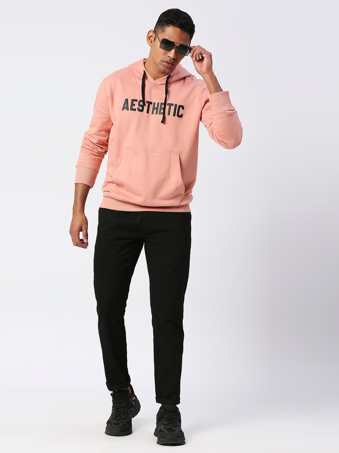 Aesthetic Pullover Peach Hoodie Winter Hoodie Mens Gym hoodie