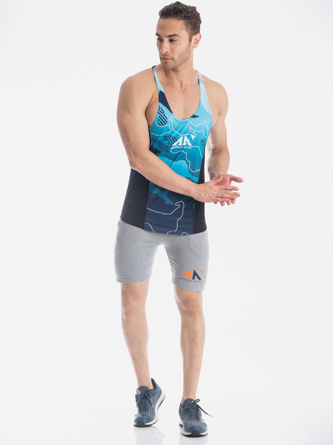 Test Fit Stringer Drifit Gym Sando | Workout Stringers For Men In India – AestheticNation